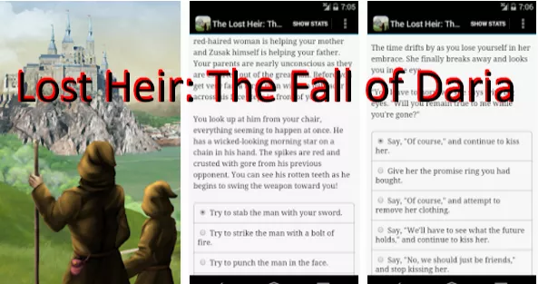 lost heir the fall of daria