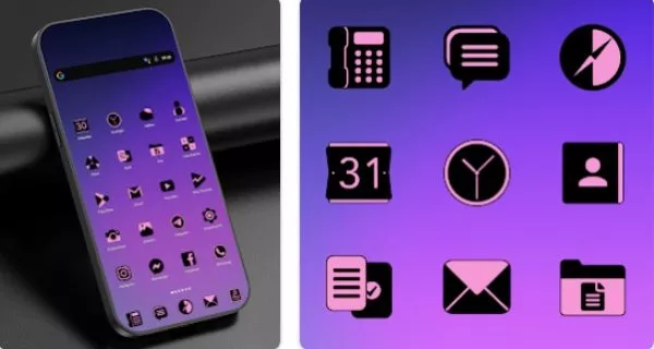 Gameplay screenshot from ladys icon pack for Android
