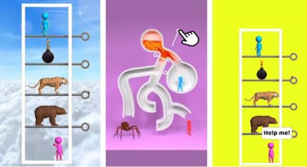 Gameplay screenshot from love pins for Android
