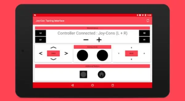 Gameplay screenshot from joy con enabler for android for Android