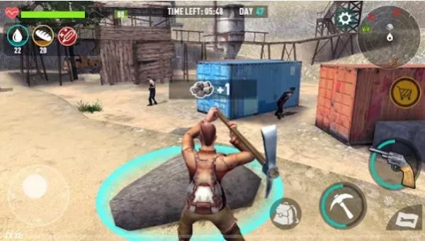 Gameplay screenshot from last human life on earth for Android