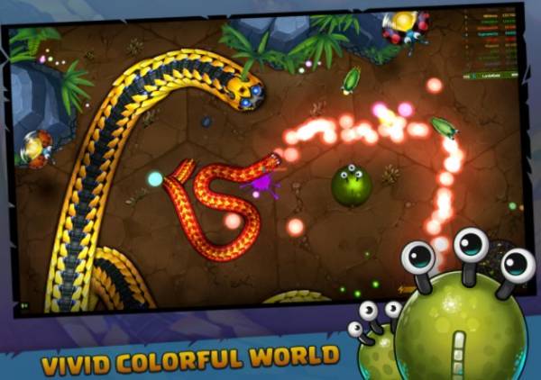 Gameplay screenshot from little big snake for Android