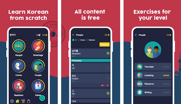Lernen Sie Koreanisch Anfänger APK Android