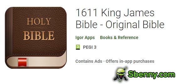 1611 König James Bibel Originalbibel