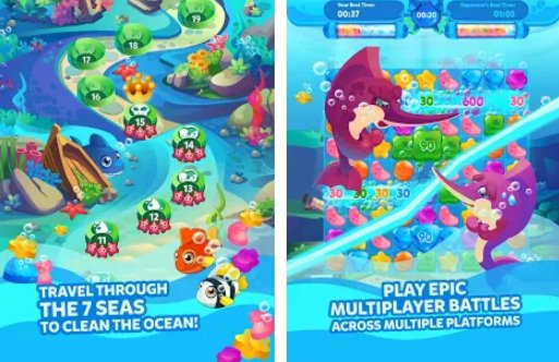 Gameplay screenshot from jelly jellies for Android