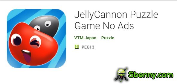 puzzle game jellycannon senza pubblicità ad