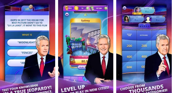 Gameplay screenshot from jeopardy world tour for Android