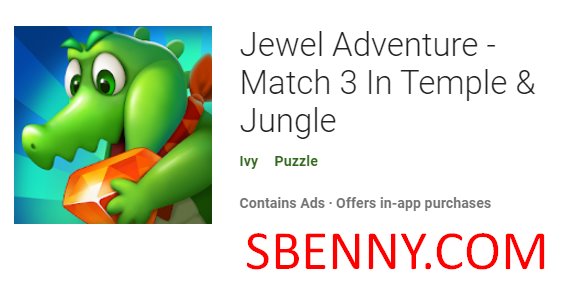 Juwel Abenteuer Match 3 in Tempel und Dschungel