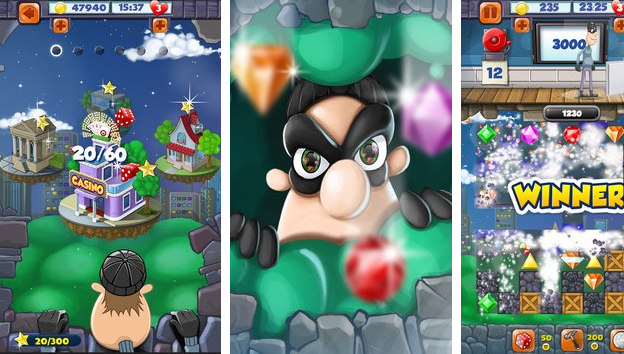 Gameplay screenshot from jewel blast match 3 game for Android