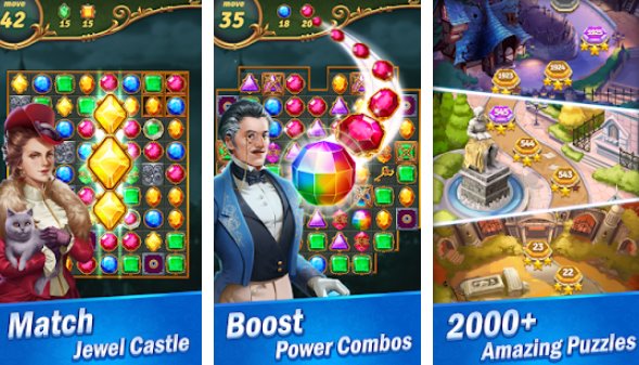 Gameplay screenshot from jewel castle mystery adventure for Android