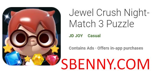 Jewel Crush Night Match 3 Puzzle