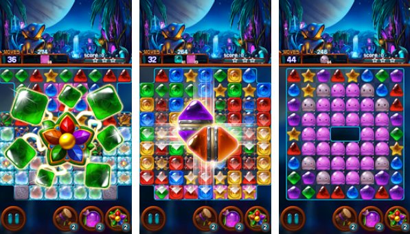 Gameplay screenshot from jewel galaxy for Android