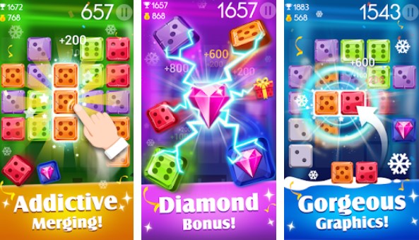 Gameplay screenshot from jewel games 2020 match 3 jewels and gems crush for Android