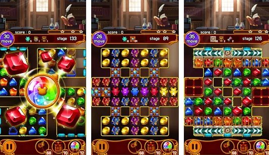 Gameplay screenshot from jewel magic castle for Android
