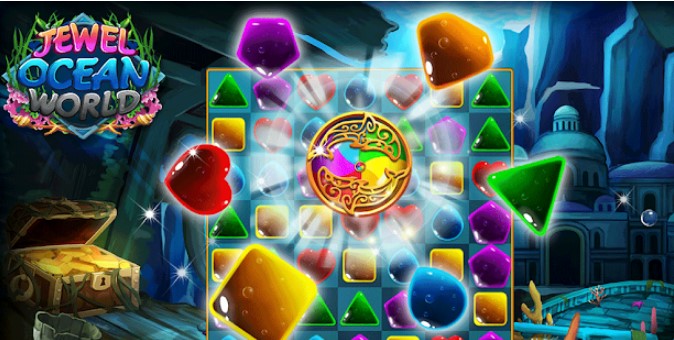 bijou océan monde match 3 puzzle MOD APK Android