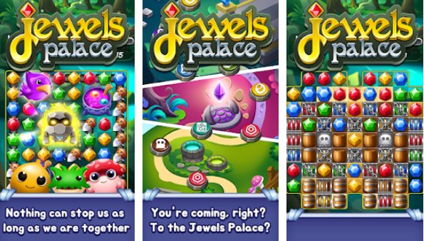 Jewel Palace Grand Match 3 Puzzle Advantage MOD APK Android