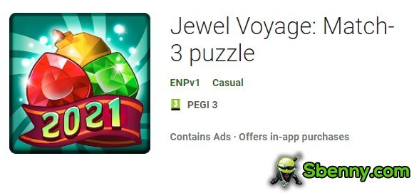 jewel voyage match 3 puzzle
