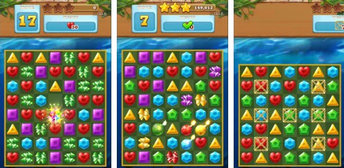 Gameplay screenshot from jewels classic 2020 for Android