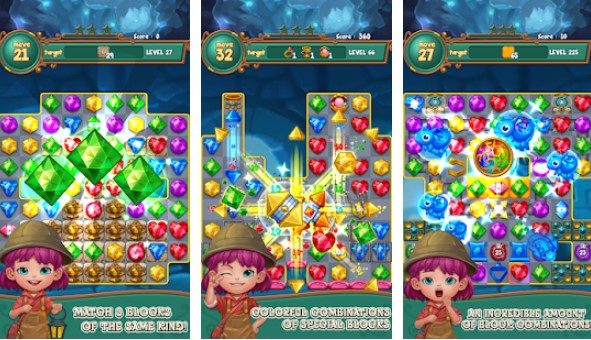 Gameplay screenshot from jewels fantasy for Android