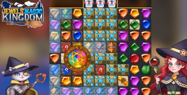 Gameplay screenshot from jewels magic kingdom for Android