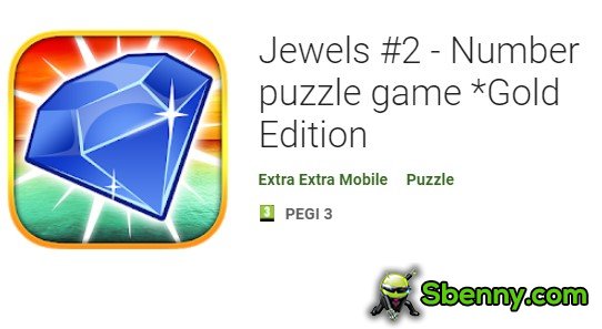 jewels number puzzle game gold edition