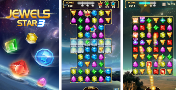 Gameplay screenshot from jewels star 3 for Android