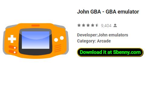 john gba gba emulator