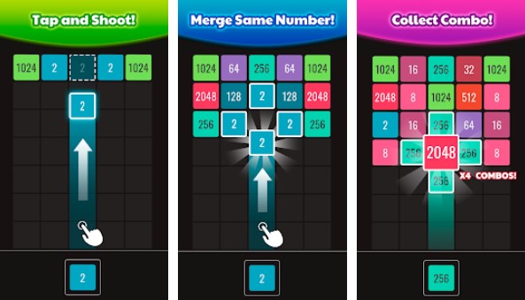 Gameplay screenshot from join blocks merge puzzle for Android