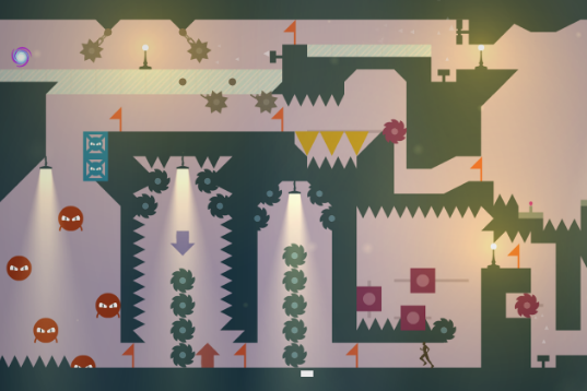 Gameplay screenshot from jumphobia xl for Android