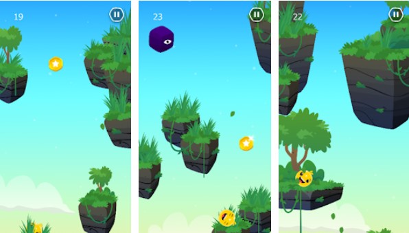 Gameplay screenshot from jumping face for Android