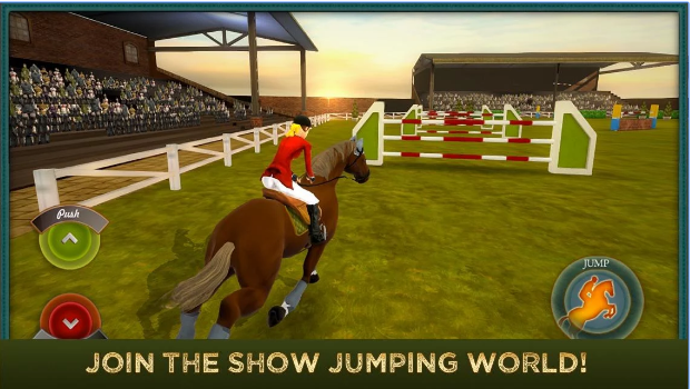 Gameplay screenshot from jumping horses champions 2 for Android