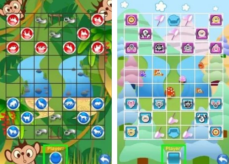 Gameplay screenshot from jungle chess for Android