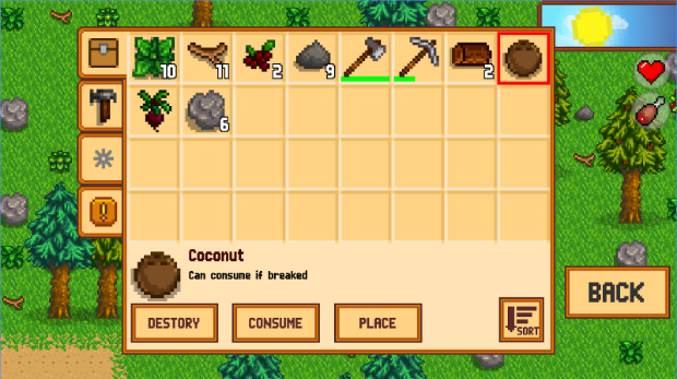 Gameplay screenshot from jungle survival island for Android