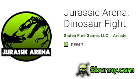 arena jurásica pelea de dinosaurios