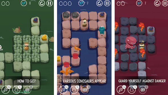 Gameplay screenshot from jurassic mouse company for Android