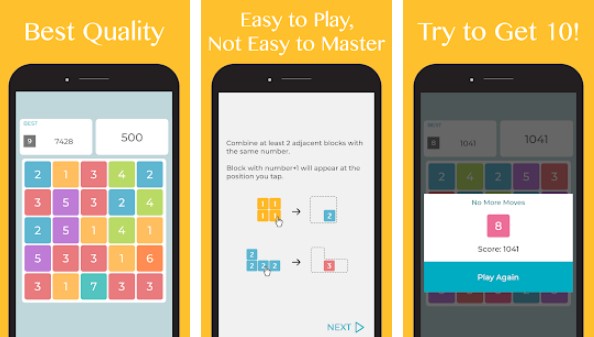 Holen Sie sich einfach zehn, erhalten Sie 10 Zahlenpuzzle-Offline-Spiele MOD APK Android