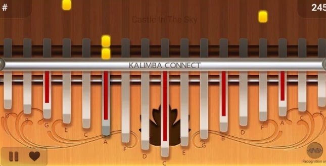 Gameplay screenshot from kalimba connect for Android