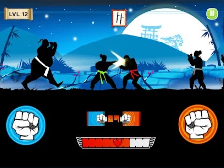 Gameplay screenshot from karate fighter real battles for Android