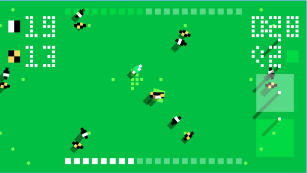Gameplay screenshot from kicking behinds for Android