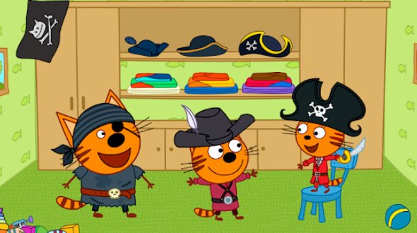 Gameplay screenshot from kid a cats pirate treasures adventure for kids for Android