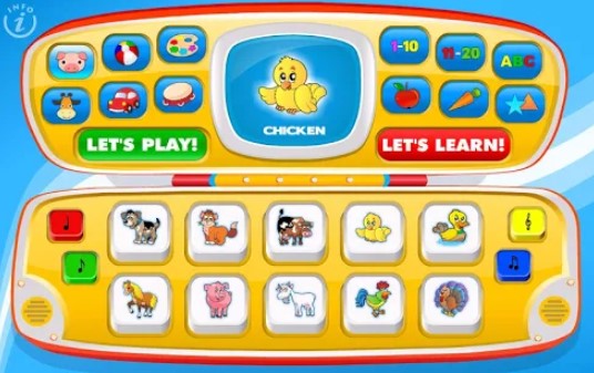 kinderen speelgoed telefoon leerspellen magische laptop baby MOD APK Android
