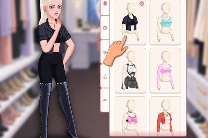 Gameplay screenshot from Kim Hollywood Influencer Story for Android