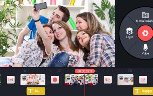 Gameplay screenshot from kinemaster pro video editor for Android