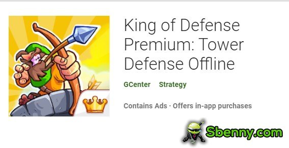 König der Verteidigung Premium Tower Defense offline