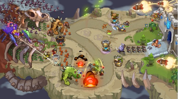 Gameplay screenshot from king of defense premium tower defense offline for Android