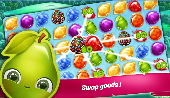 Gameplay screenshot from kingcraft candy garden for Android