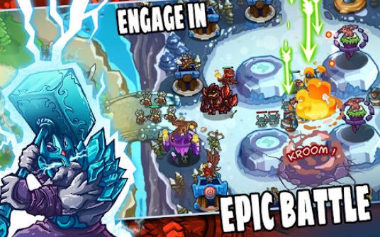 Gameplay screenshot from kingdom defense the war of empires for Android