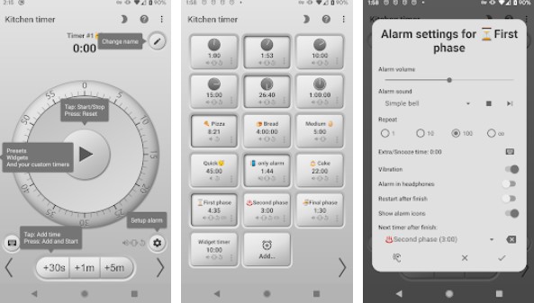 Gameplay screenshot from kitchen timer for Android