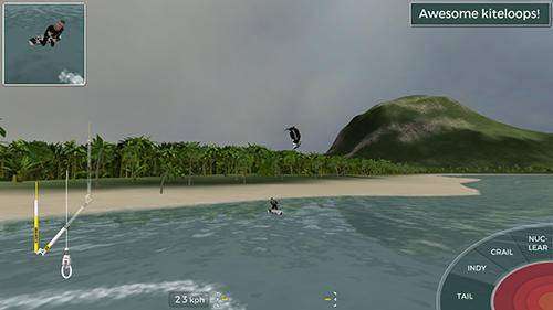 Gameplay screenshot from kiteboard hero for Android