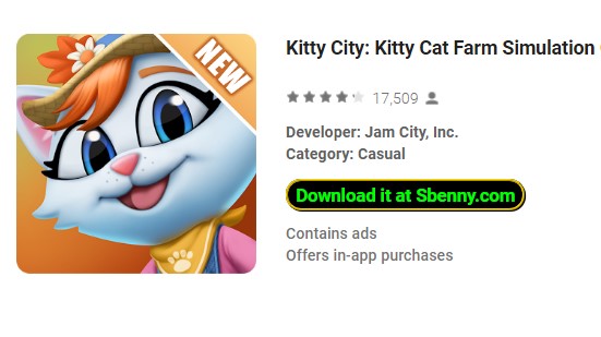Kitty city kitty gato fazenda jogo de simulação